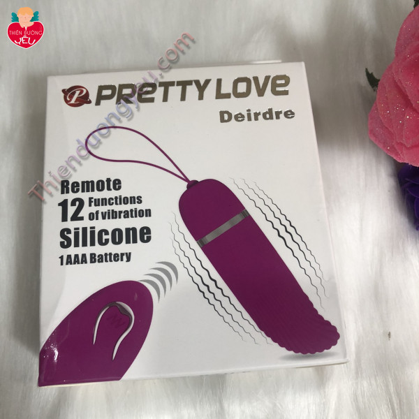 Trứng PrettyLove Deirdre - Rung Đa năng Cực Mạnh Hình Lưỡi Liếm